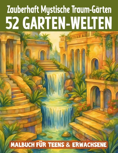 Garten welten malbuch - garten,
