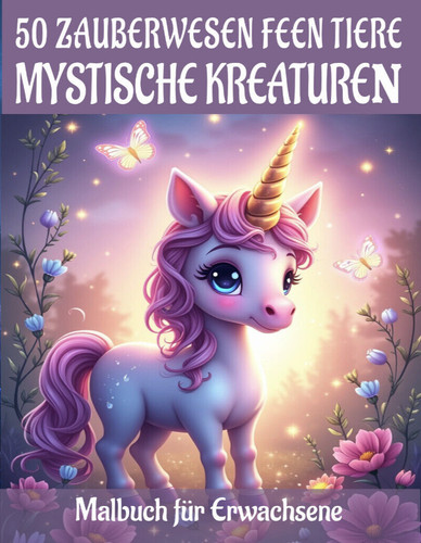 Malbuch erwachsene feentiere - malbuch,