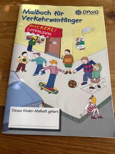 Malbuch für verkehrsanfänger - malbuch,