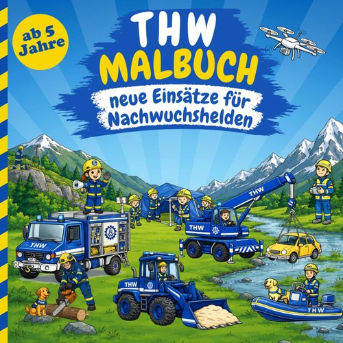 Thw malbuch für kinder - ab, 5