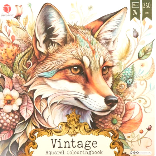 Aquarell malbuch tiere vintage - aquarell,