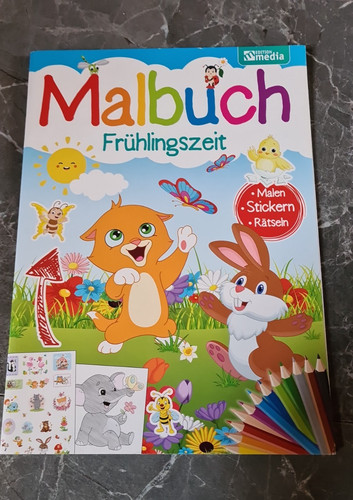 Malbuch frühlingszeit - malbuch,