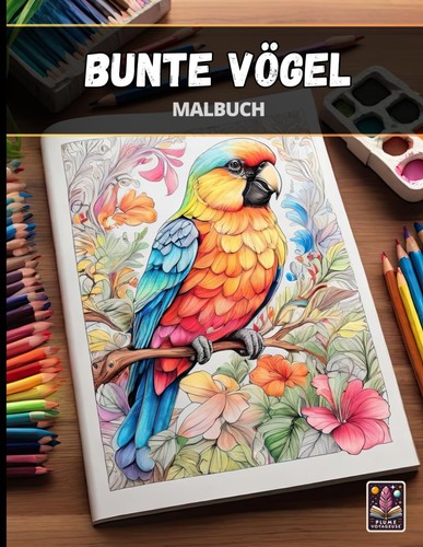 Bunte vögel anti stress - vögel:, anti-stress