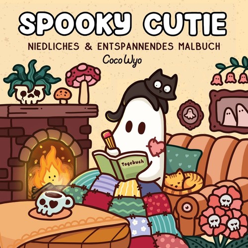 Spooky cutie malbuch für - spooky,