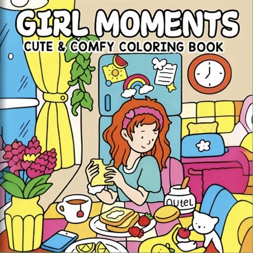 Girl moments malbuch für - girl,