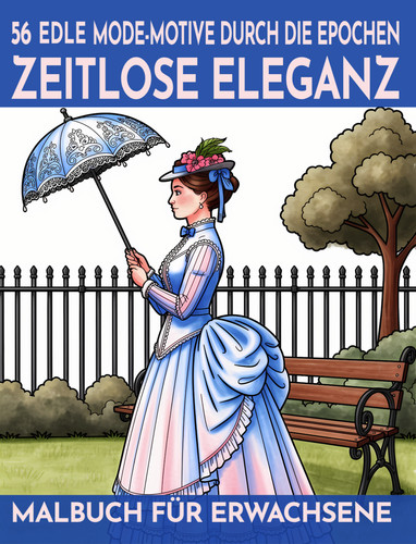Malbuch erwachsene modedesigns - malbuch,