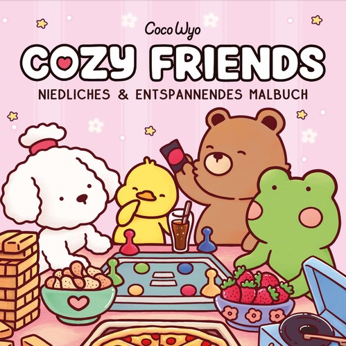 Cozy friends malbuch - cozy,