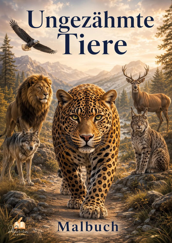 Ungezähmte tiere malbuch - ungezähmte,