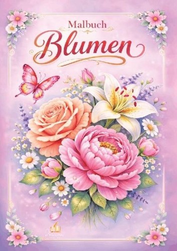 Blumen malbuch für erwachsene - blumen,