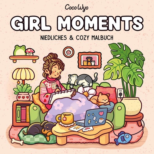 Girl moments malbuch für - girl,
