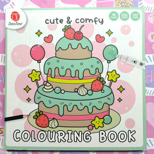 Cute comfy malbuch 48 - comfy, seiten