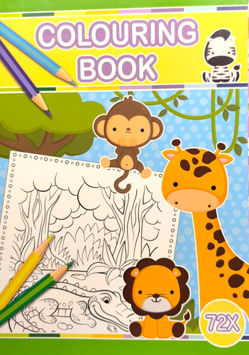 Malbuch für kinder wildtiere - für,