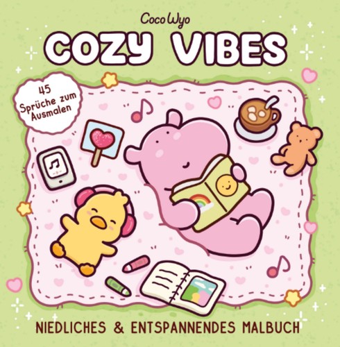 Cozy vibes malbuch - vibes, für