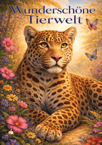 Wunderschöne tierwelt malbuch - tierwelt,