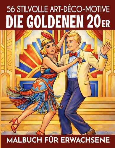 Malbuch erwachsene goldene - erwachsene,