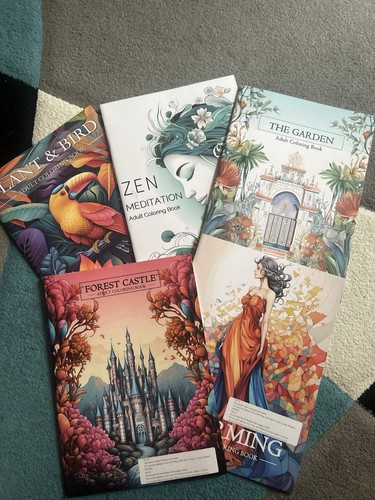 5er set ausmalbücher für - 5er-set,