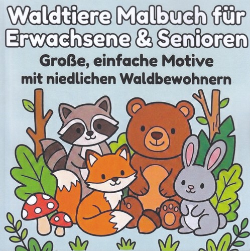 Waldtiere malbuch für - malbuch,