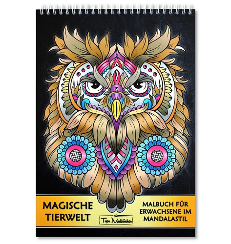 Tiere malbuch für erwachsene - für,
