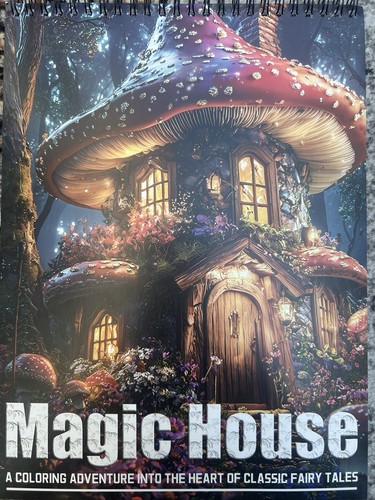 Magic house malbücher - house,