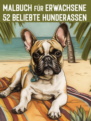 Malbuch erwachsene hundearten - malbuch,