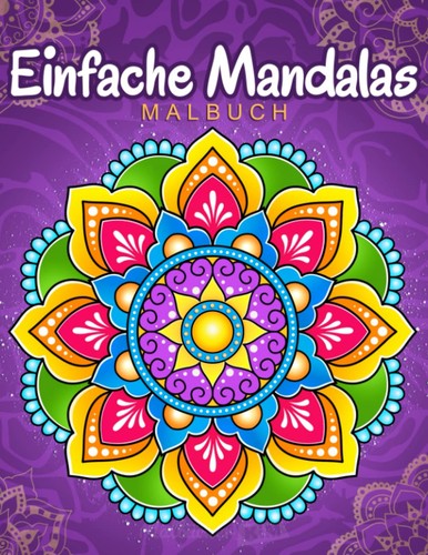 Einfache mandalas malbuch - einfache,