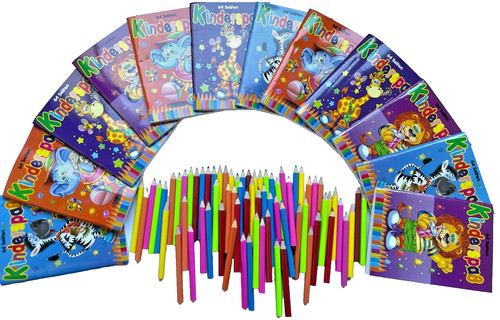 12x kleines malbuch 72 - kleines, +72