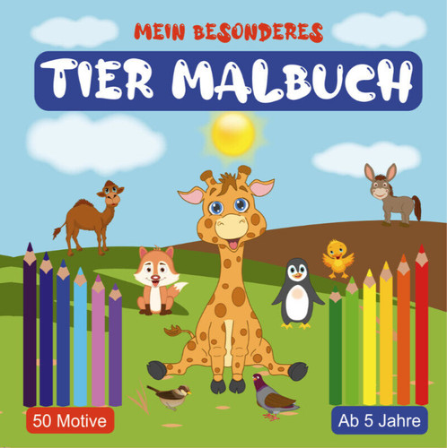 Tiere malbuch 50 - ab,
