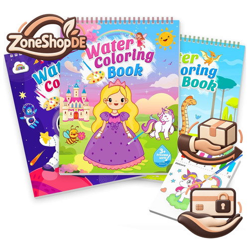 Zmlm malbuch mit wasserfarben - zmlm,