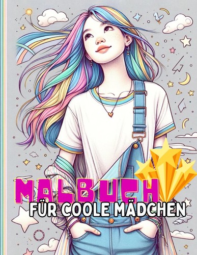 Malbuch mädchen jahre - 10, 50