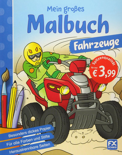 Mein großes malbuch - mein,