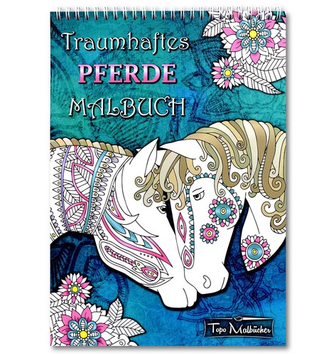 Pferde malbuch für - malbuch,