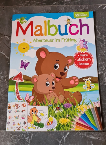 Malbuch abenteuer frühling - abenteuer,