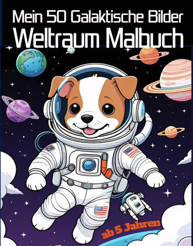 Weltraum malbuch für kinder - malbuch,