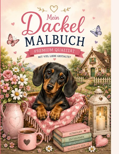Dackel malbuch entspannung - dackel-malbuch:,