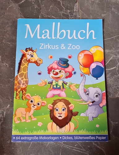 Malbuch zirkus zoo - zirkus, &