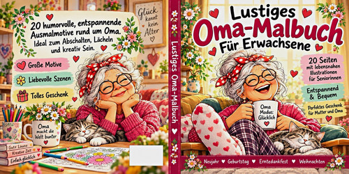 Lustiges oma malbuch - lustiges,