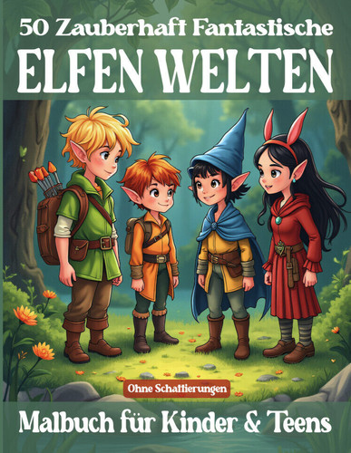 Feen elfen malbuch 7 - elfen,