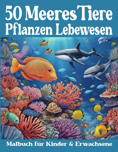 Malbuch erwachsene meerestiere - malbuch,