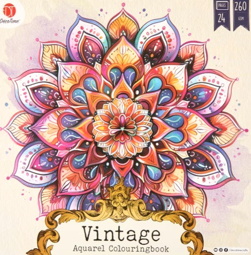 Aquarell malbuch mandala - malbuch,