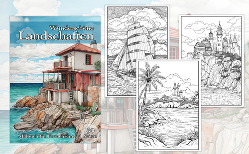 Malbuch wunderschöne